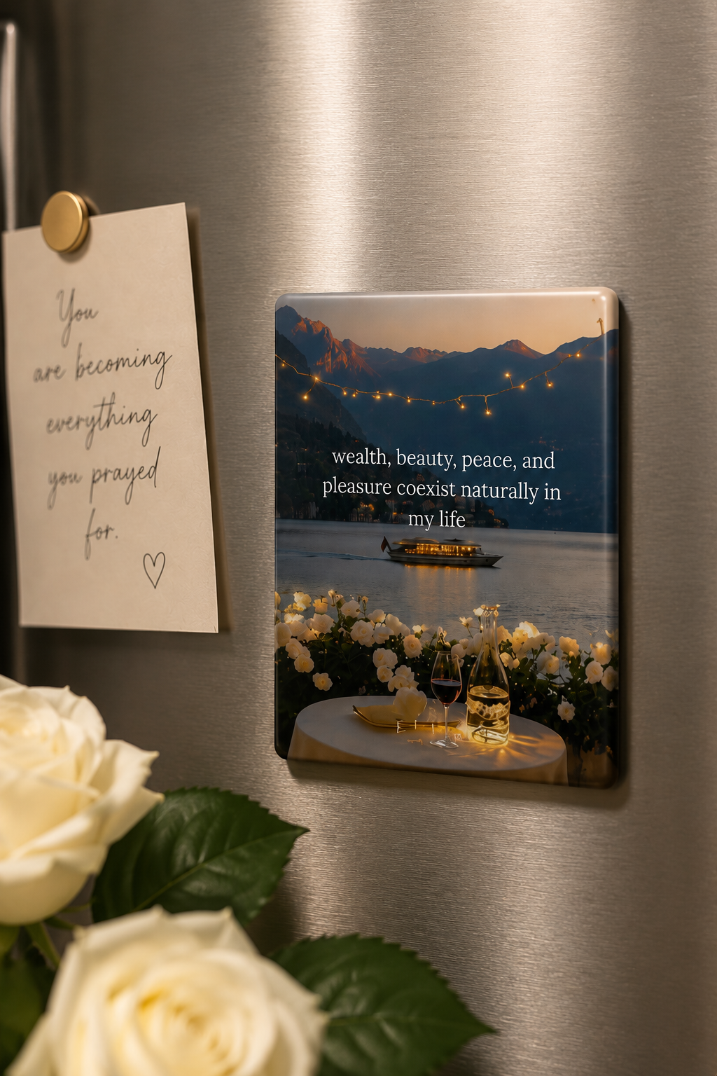 Abundant Living | Affirmation magnet